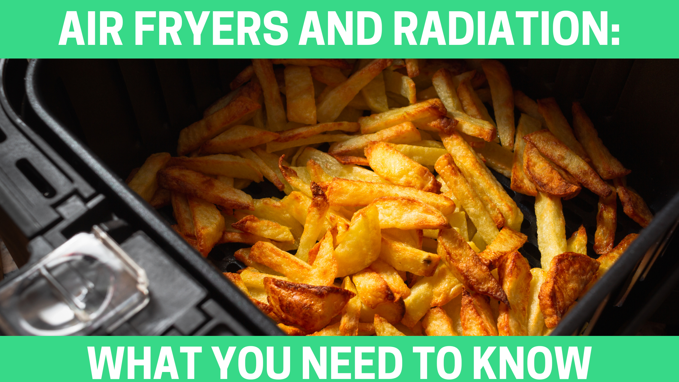 A girl using black air fryer and boy using laptop in the kitchentop