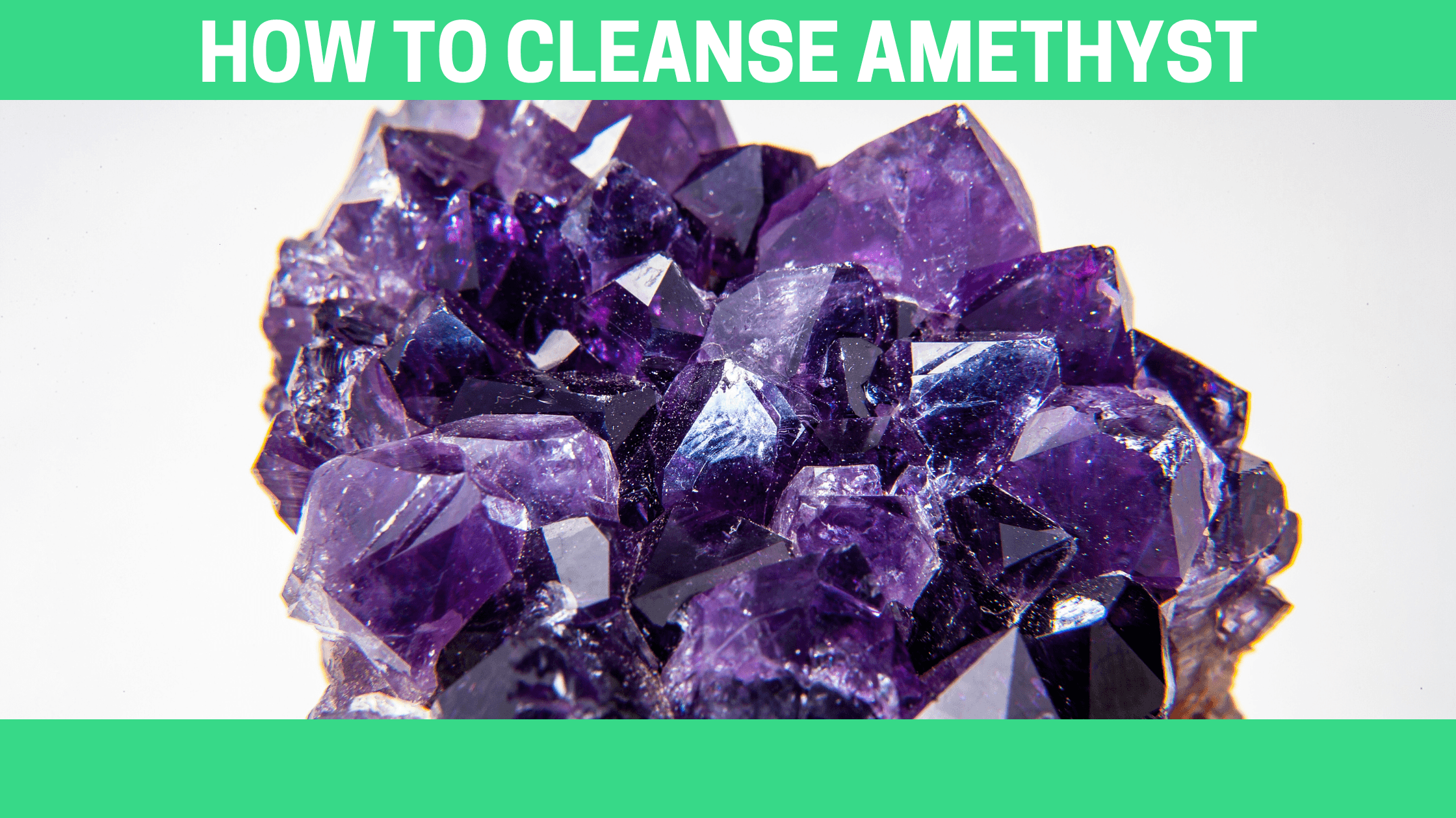 How To Cleanse Amethyst - Orgone Energy Australia