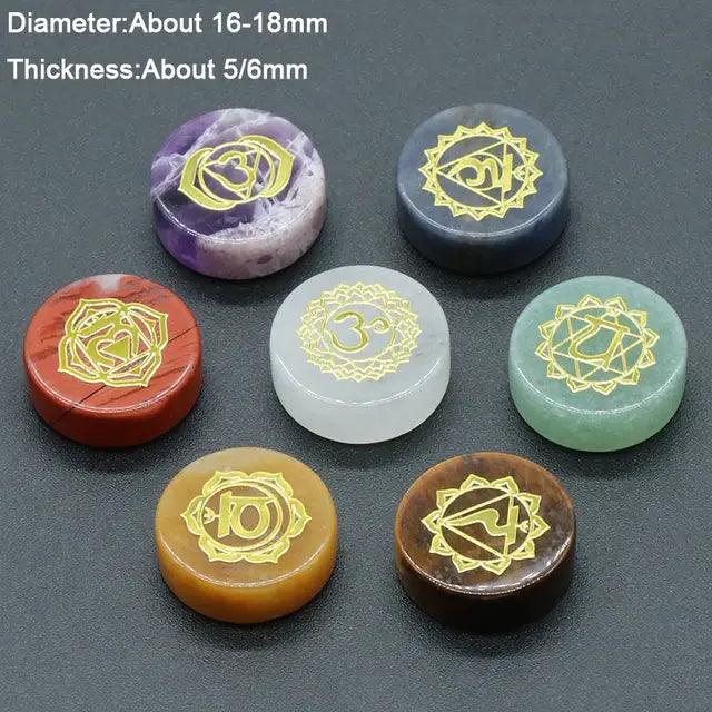 7-Piece Heart Chakra Crystal Stone Set - Orgone Energy Australia