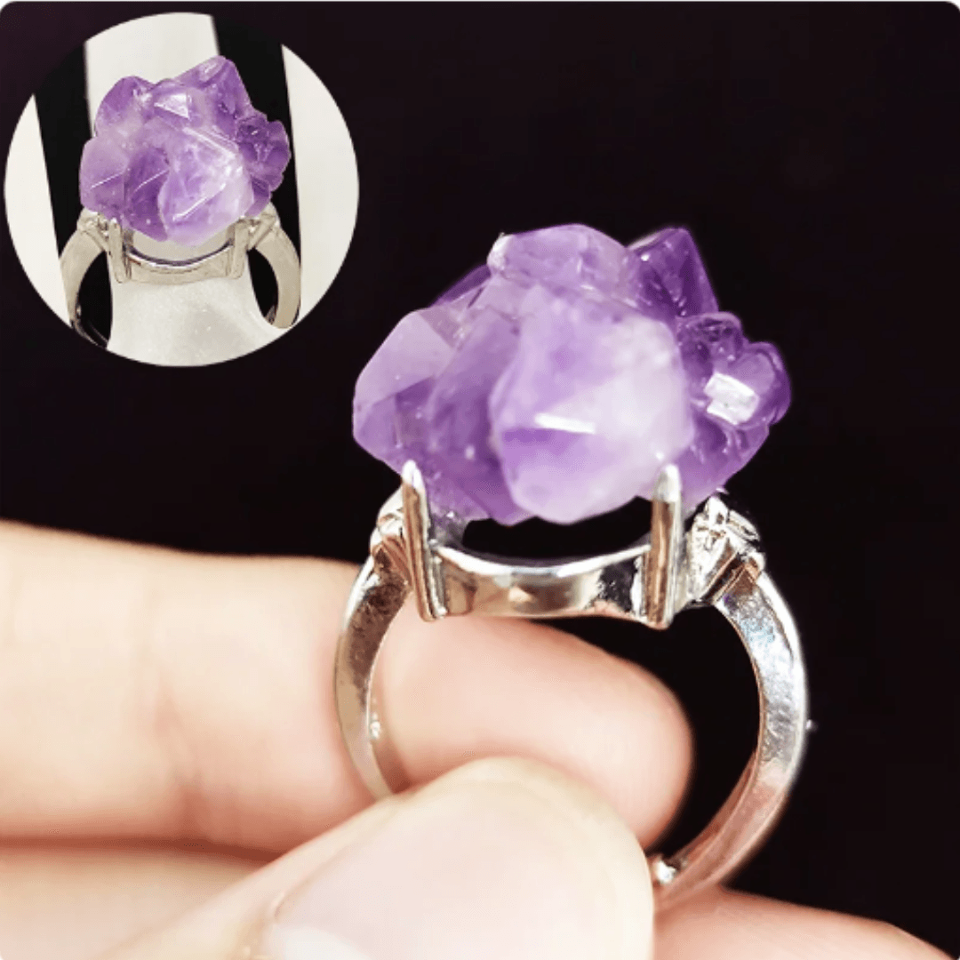 Amethyst Ring - Orgone Energy Australia