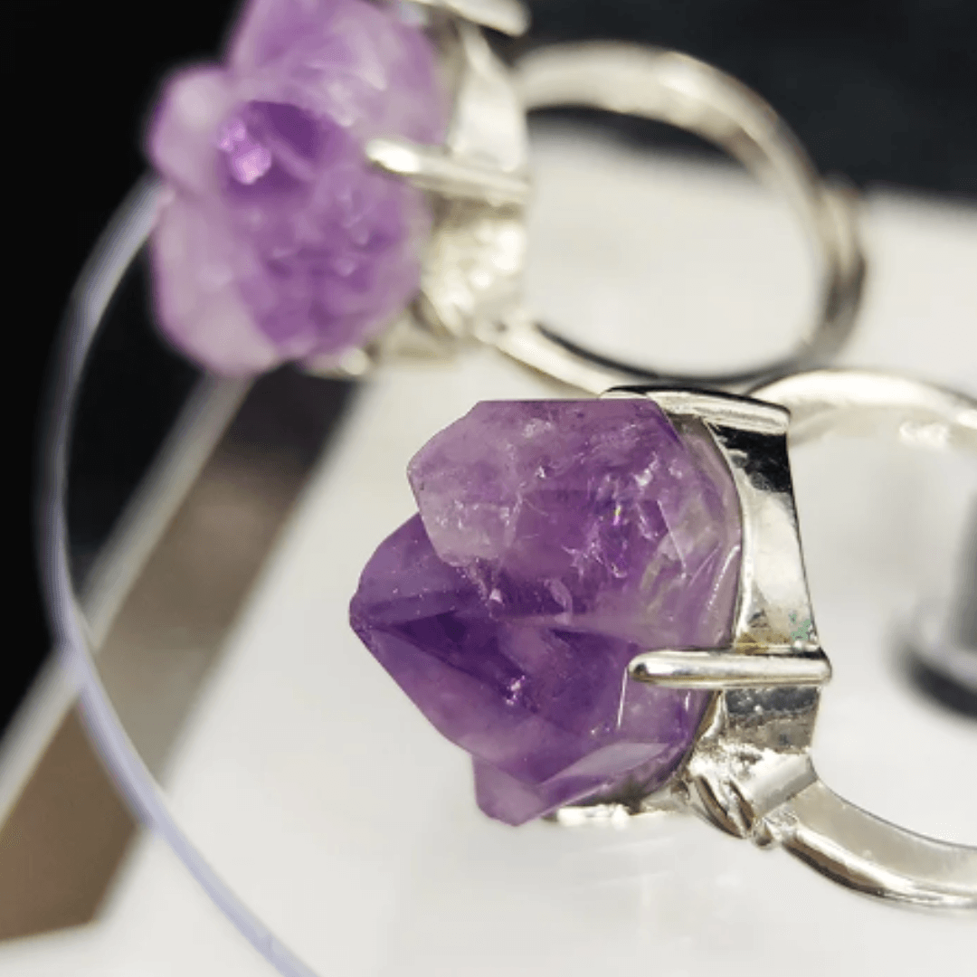 Amethyst Ring - Orgone Energy Australia