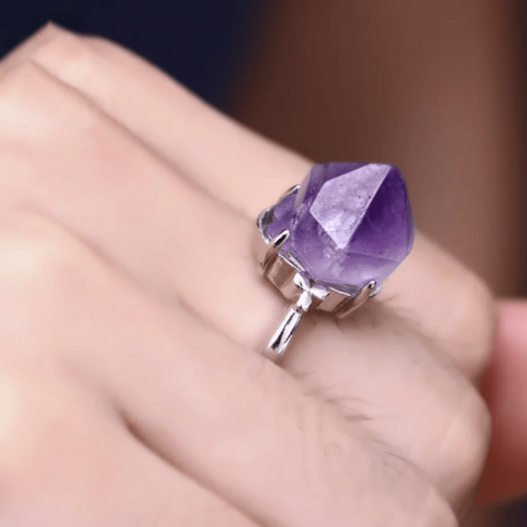 Amethyst Ring - Orgone Energy Australia