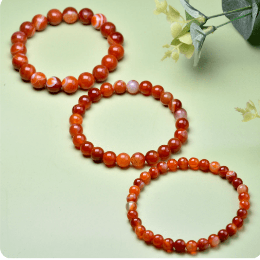 Carnelian Bracelet - Orgone Energy Australia