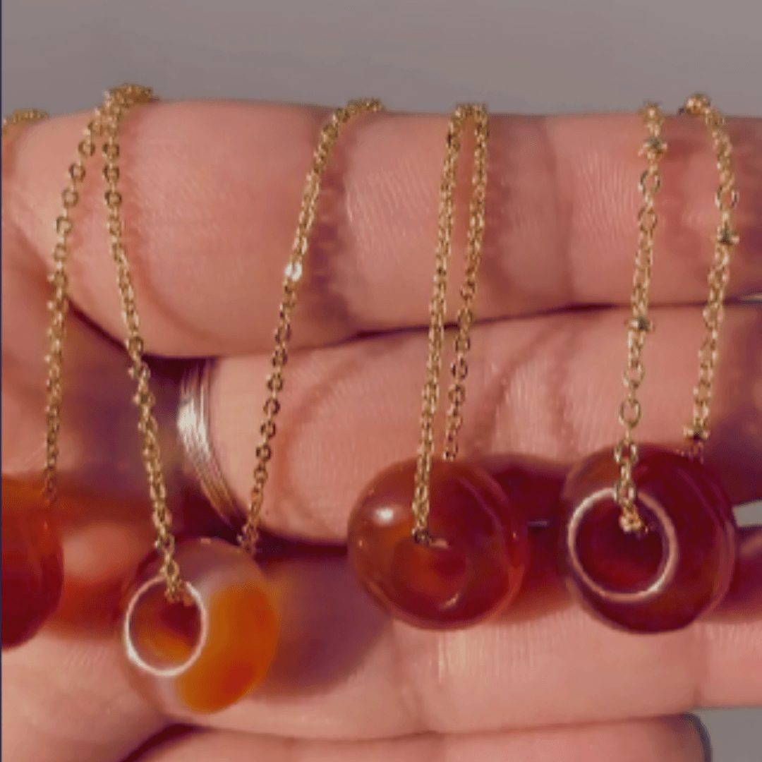 Carnelian Necklace - Orgone Energy Australia