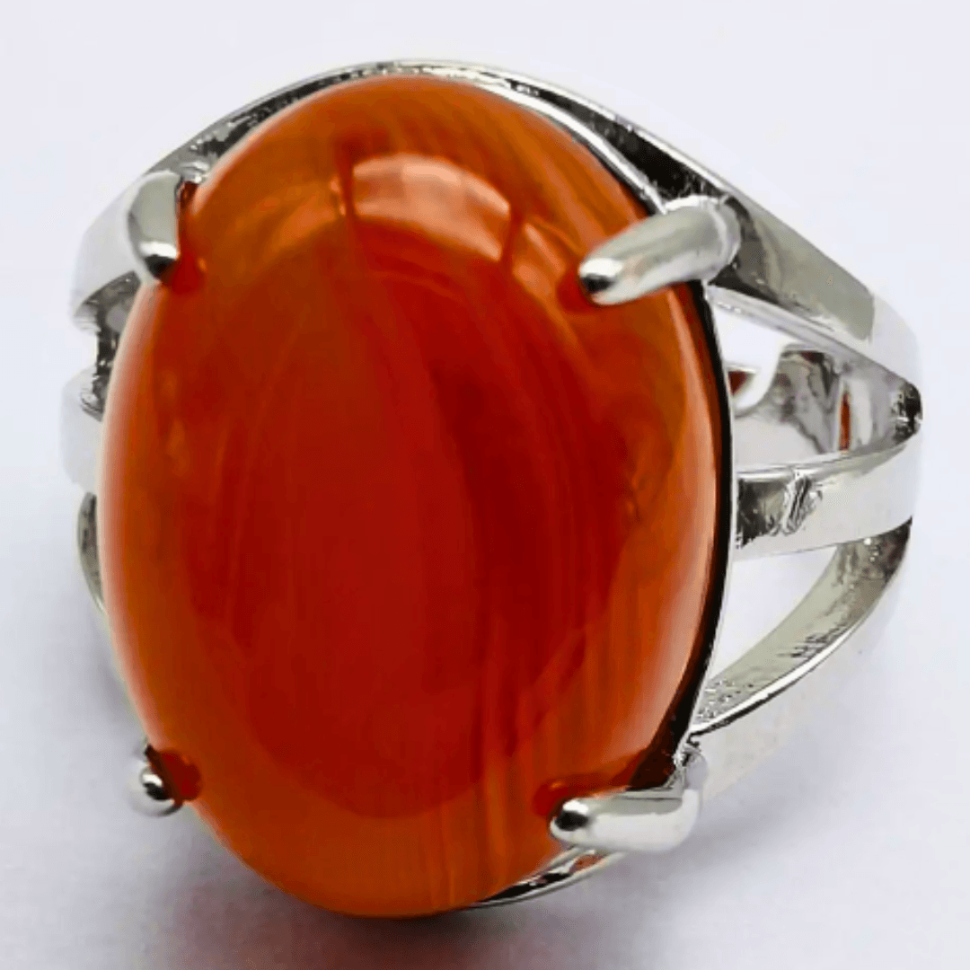 Carnelian Ring - Orgone Energy Australia