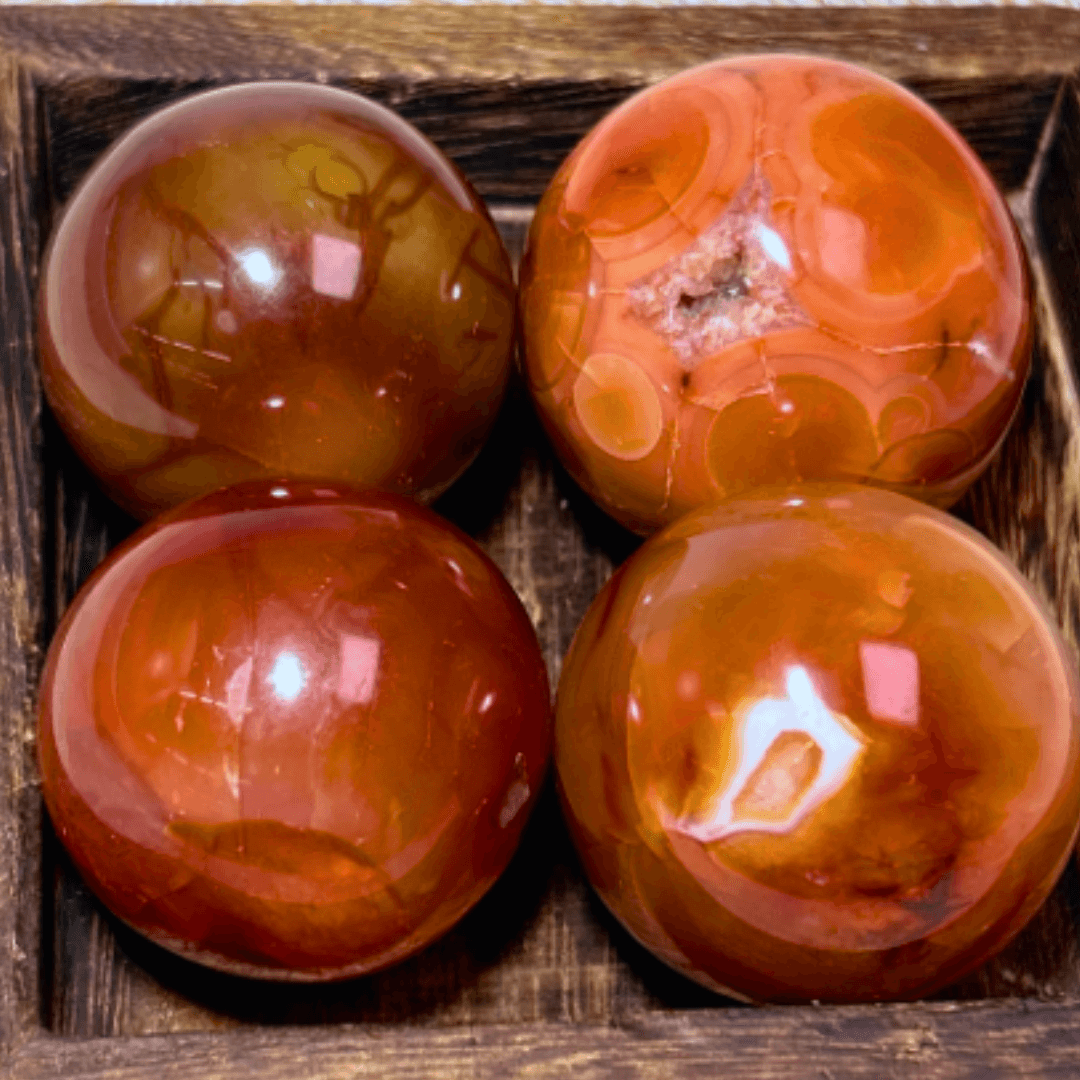 Carnelian Sphere - Orgone Energy Australia