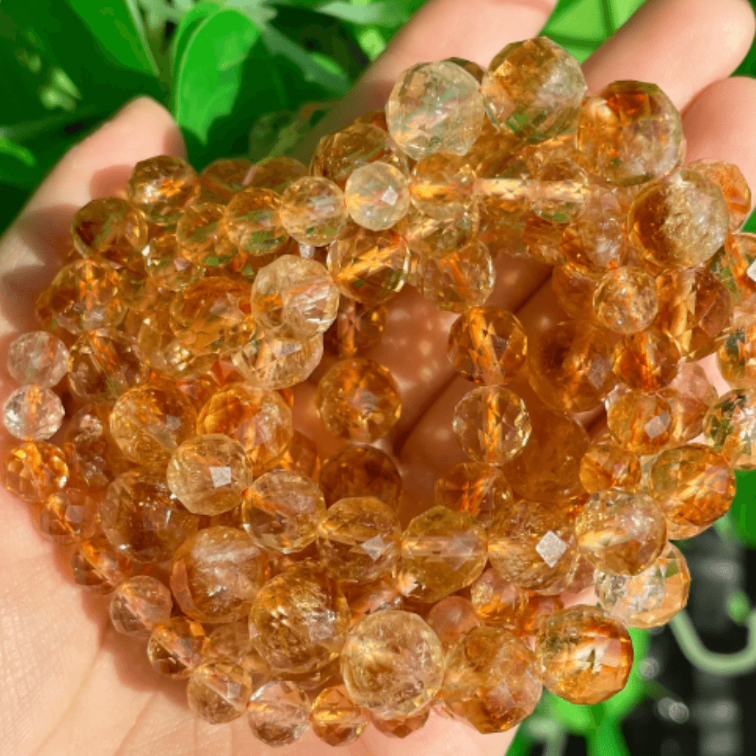 Citrine Beads - Orgone Energy Australia