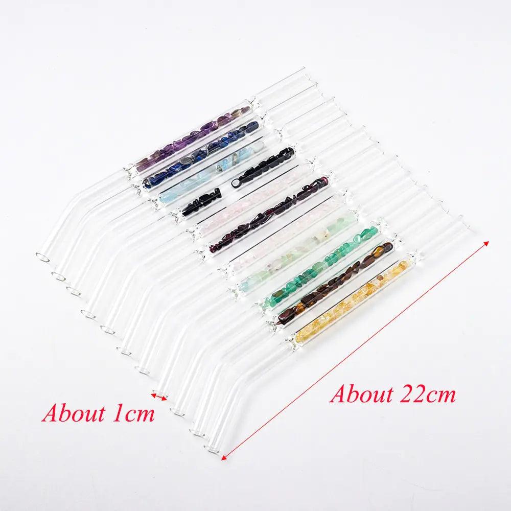 Crystal Gemstone Straw - Orgone Energy Australia