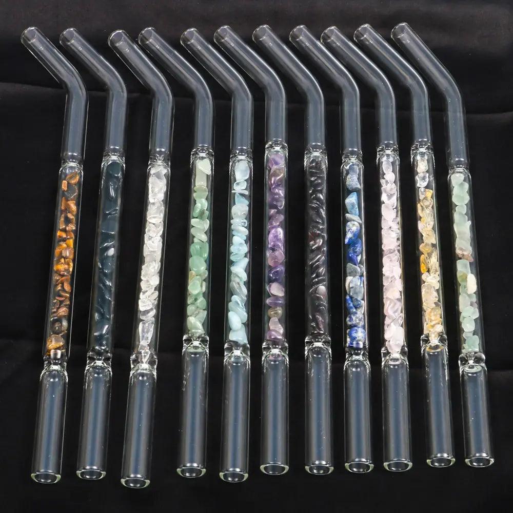 Crystal Gemstone Straw - Orgone Energy Australia