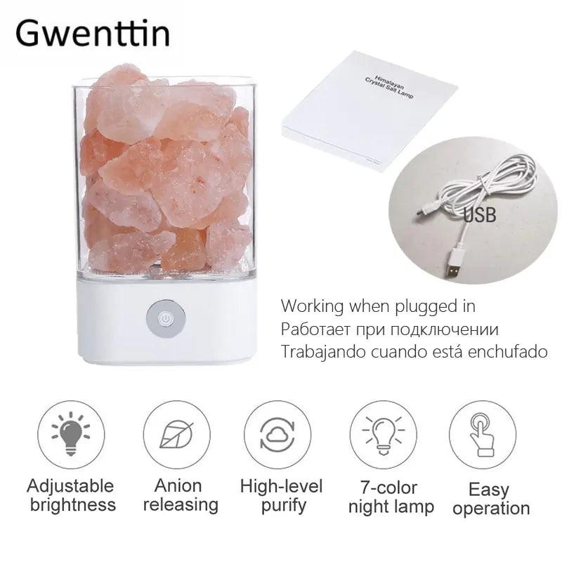 Crystal Natural Himalayan Salt Lamp - Orgone Energy Australia