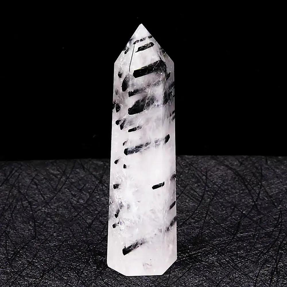 Natural Black Tourmaline Quartz - Orgone Energy Australia