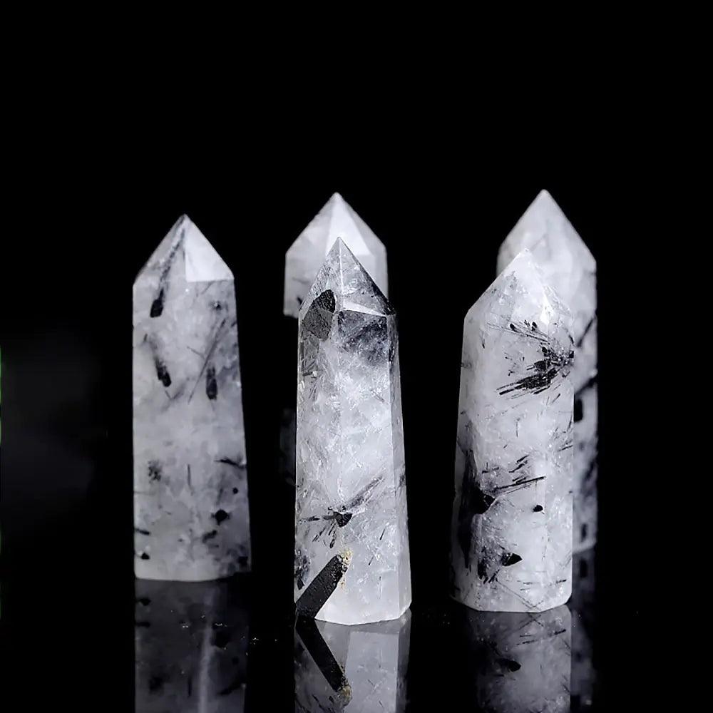 Natural Black Tourmaline Quartz - Orgone Energy Australia
