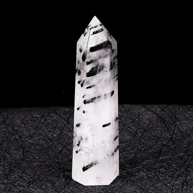 Natural Black Tourmaline Quartz - Orgone Energy Australia