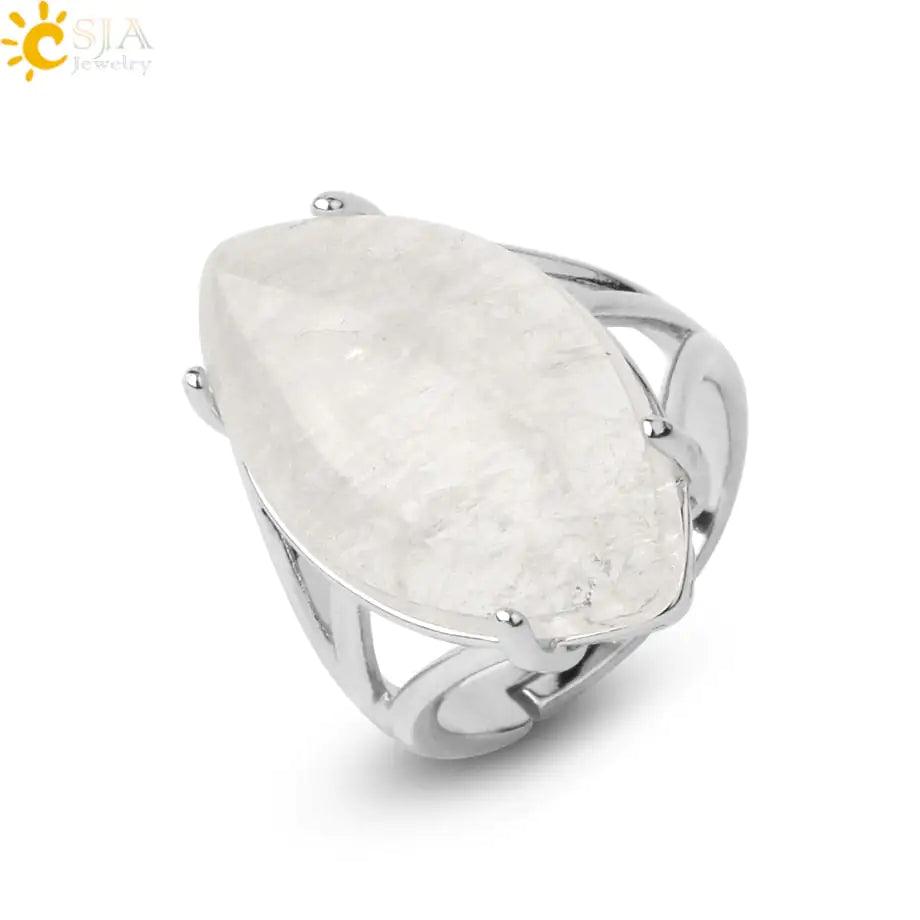 Natural Crystal Rings - Orgone Energy Australia
