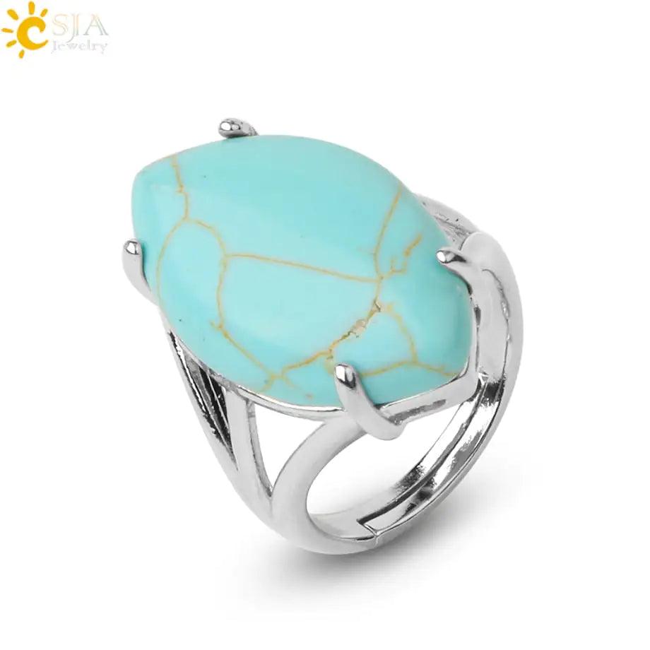 Natural Crystal Rings - Orgone Energy Australia