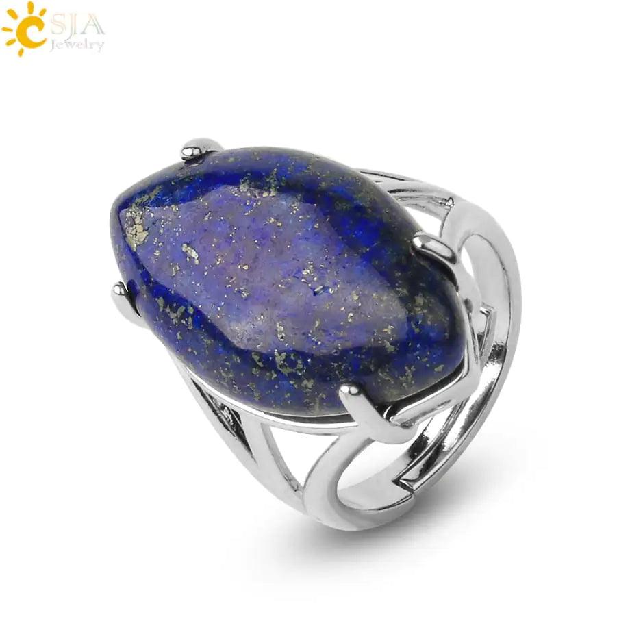 Natural Crystal Rings - Orgone Energy Australia