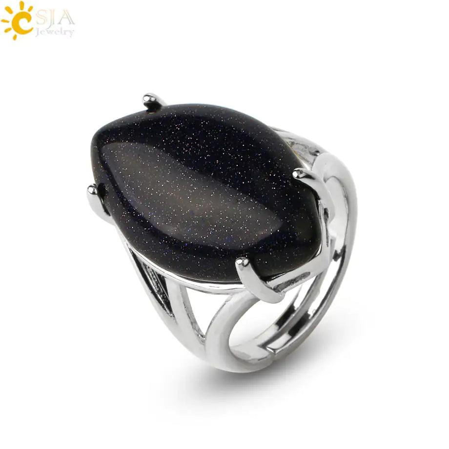 Natural Crystal Rings - Orgone Energy Australia