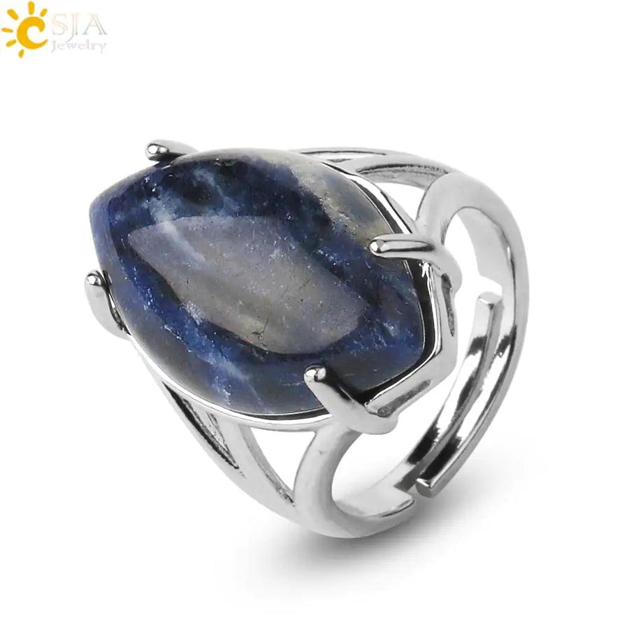 Natural Crystal Rings - Orgone Energy Australia