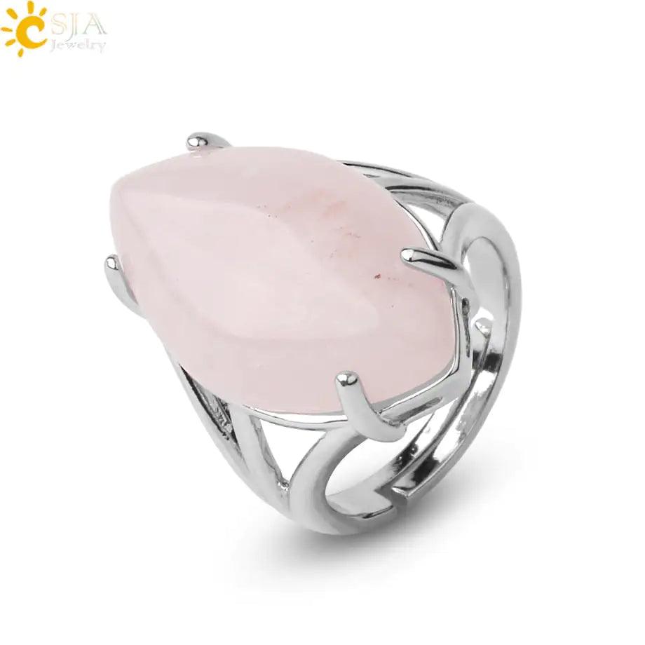 Natural Crystal Rings - Orgone Energy Australia