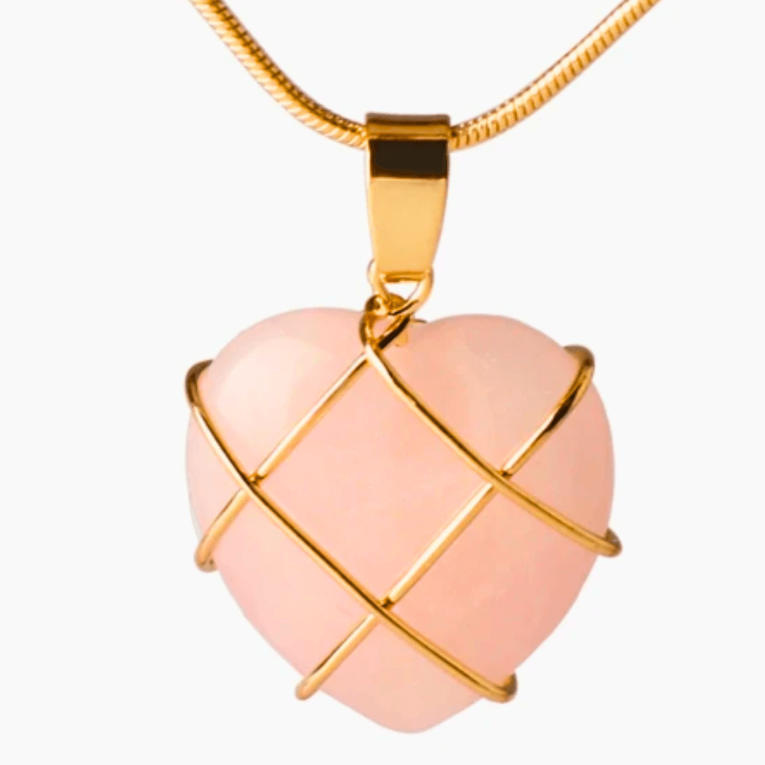 Rose Quartz Necklace - Orgone Energy Australia