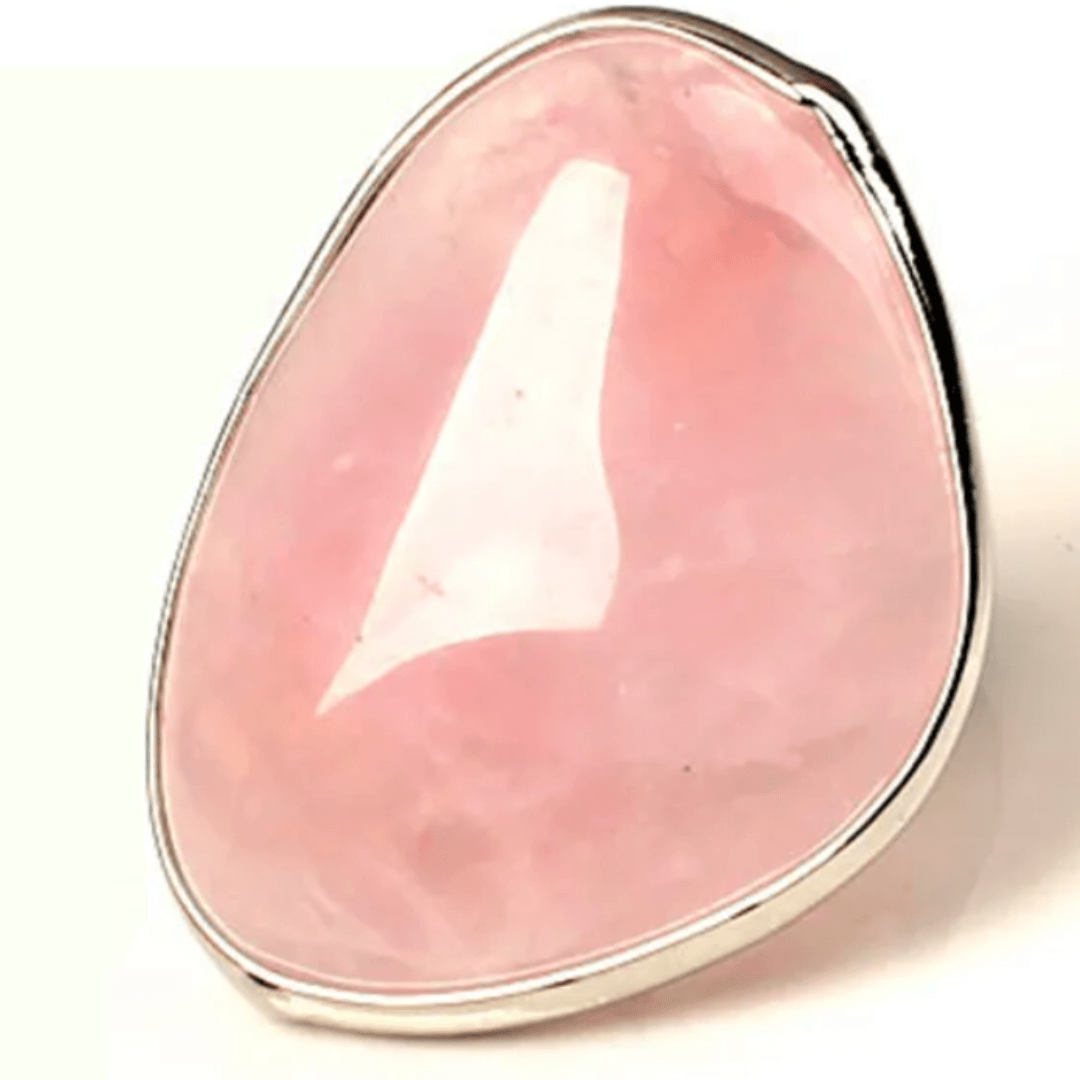 Rose Quartz Ring - Orgone Energy Australia