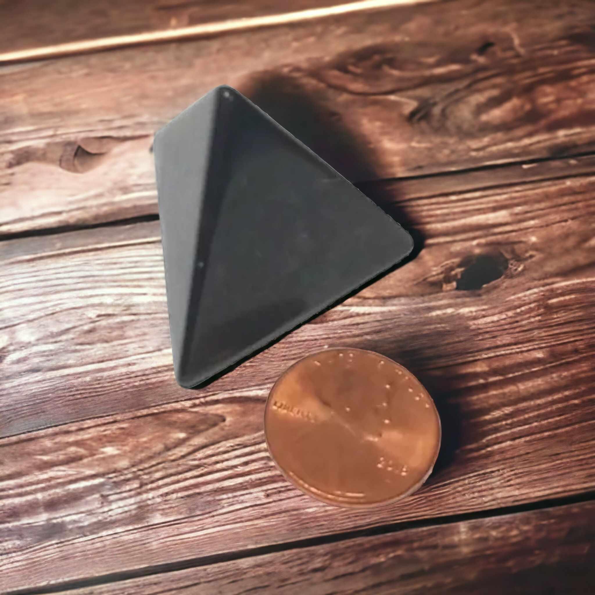 Shungite Tetrahedron for Energy Protection - Orgone Energy Australia