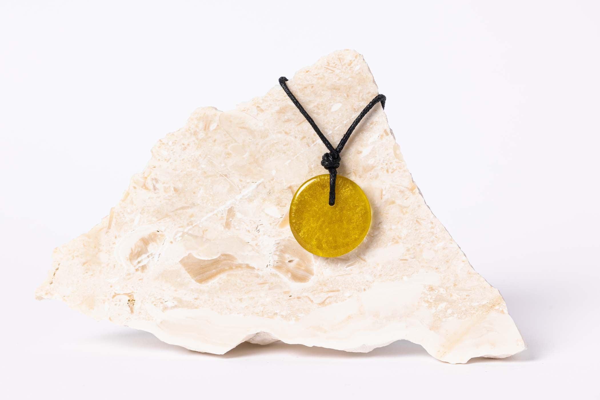 Yellow Stellar Pendant - Orgone Energy Australia