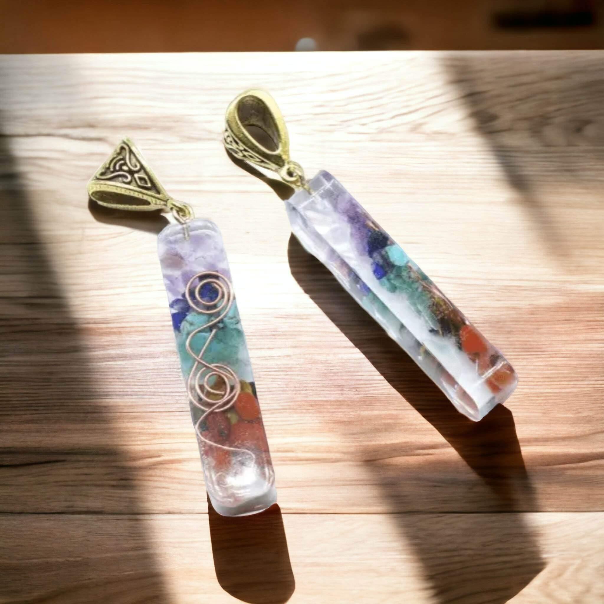 7 Chakra Orgonite Necklace - Orgone Energy Australia