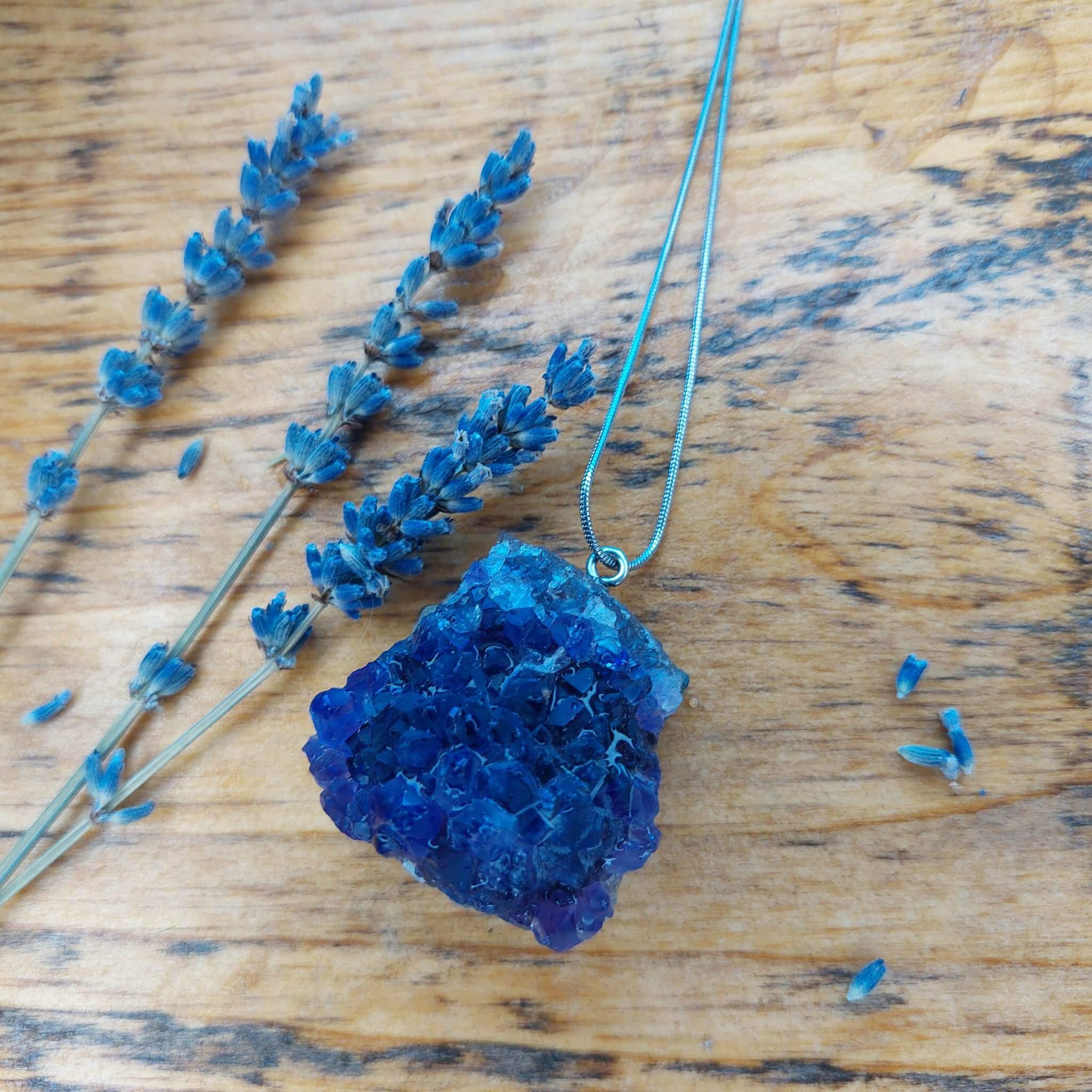 Beautiful amethyst stone necklace