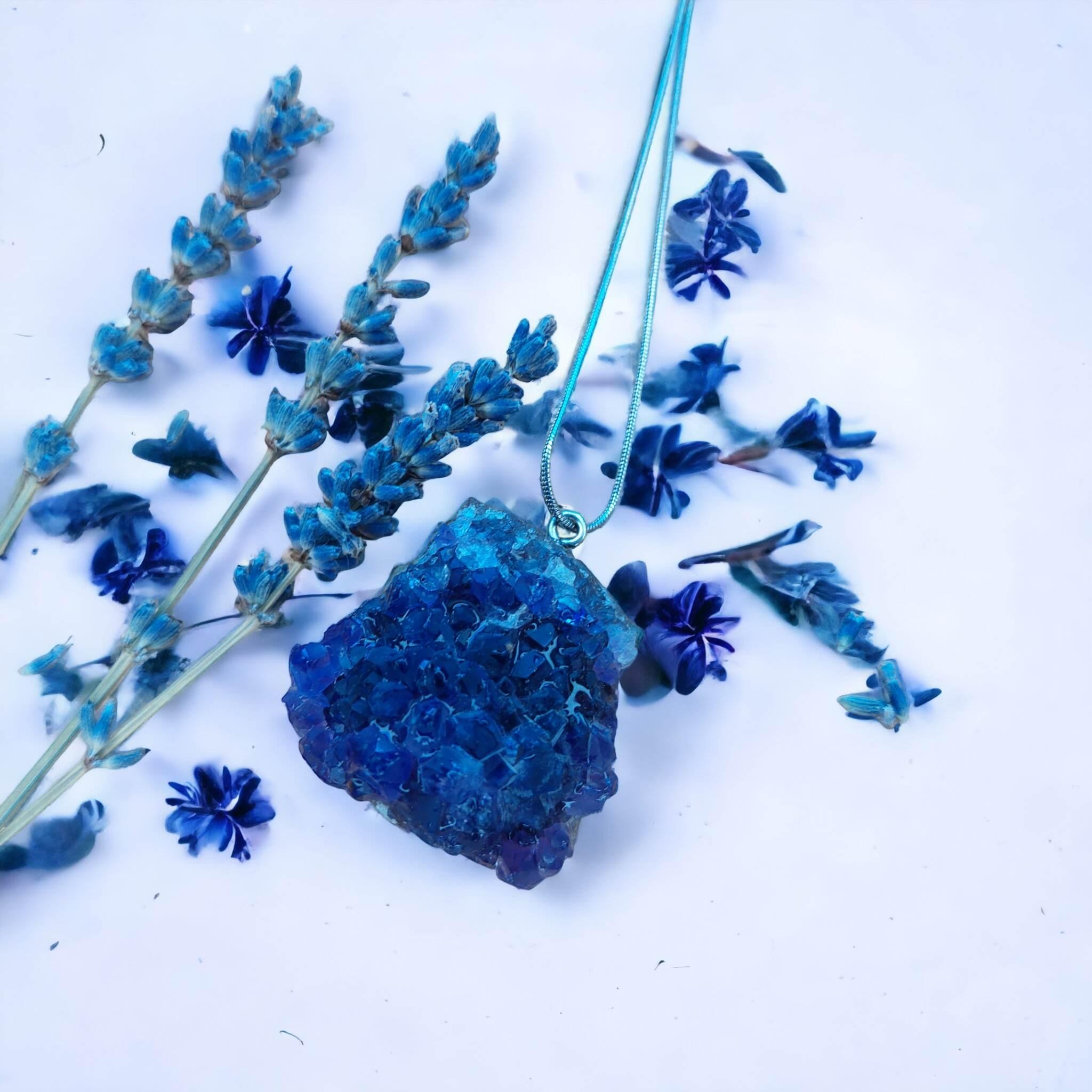 Beautiful amethyst stone necklace