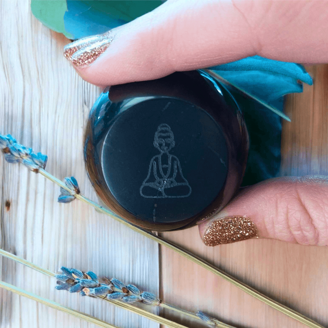 Crystal Buddha Shungite Sphere- Orgone Energy