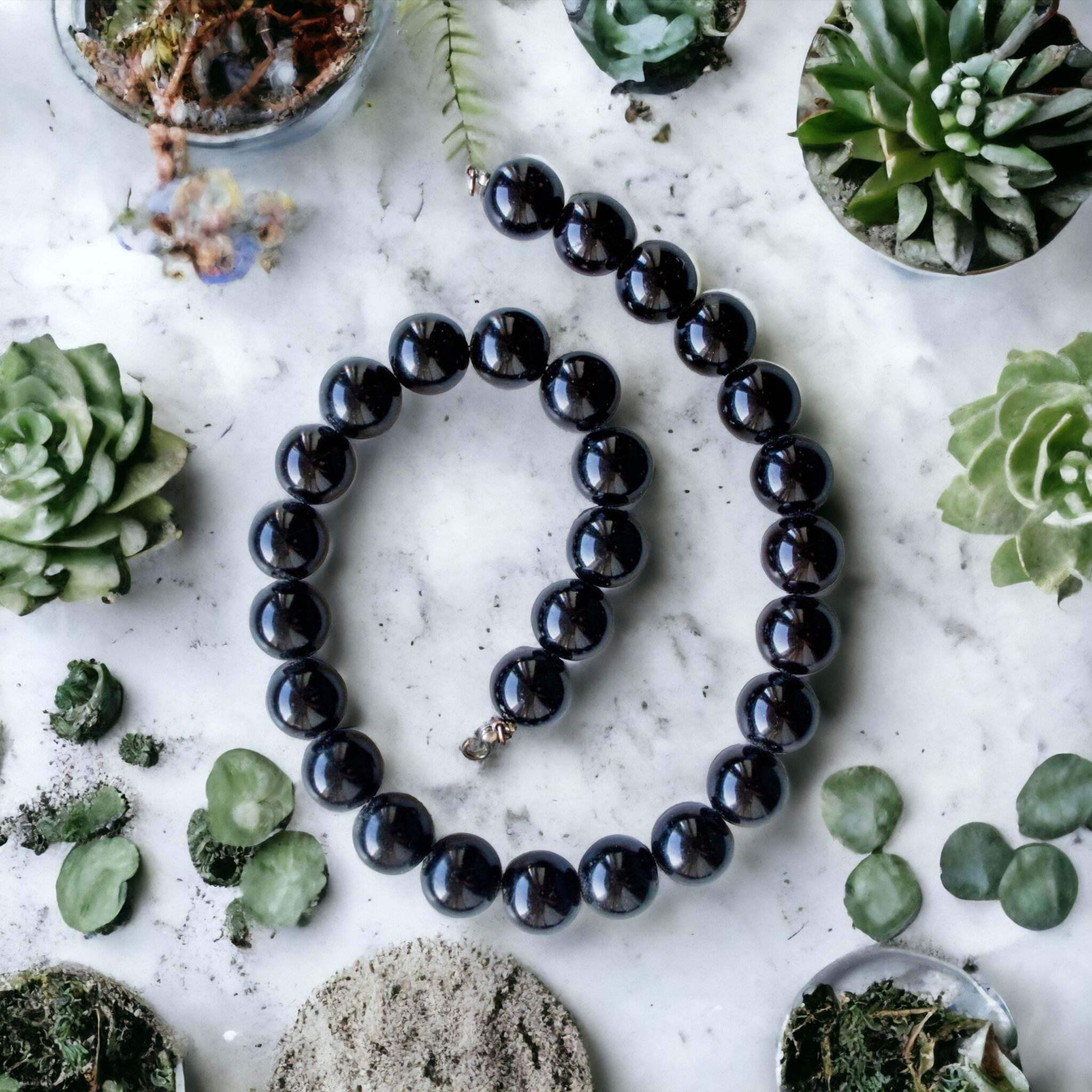 Shungite Beads for EMF protection-Orgone Energy