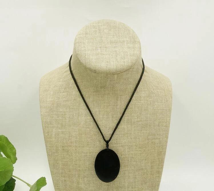Shungite Crystal Necklace for EMF protection-Orgone Energy