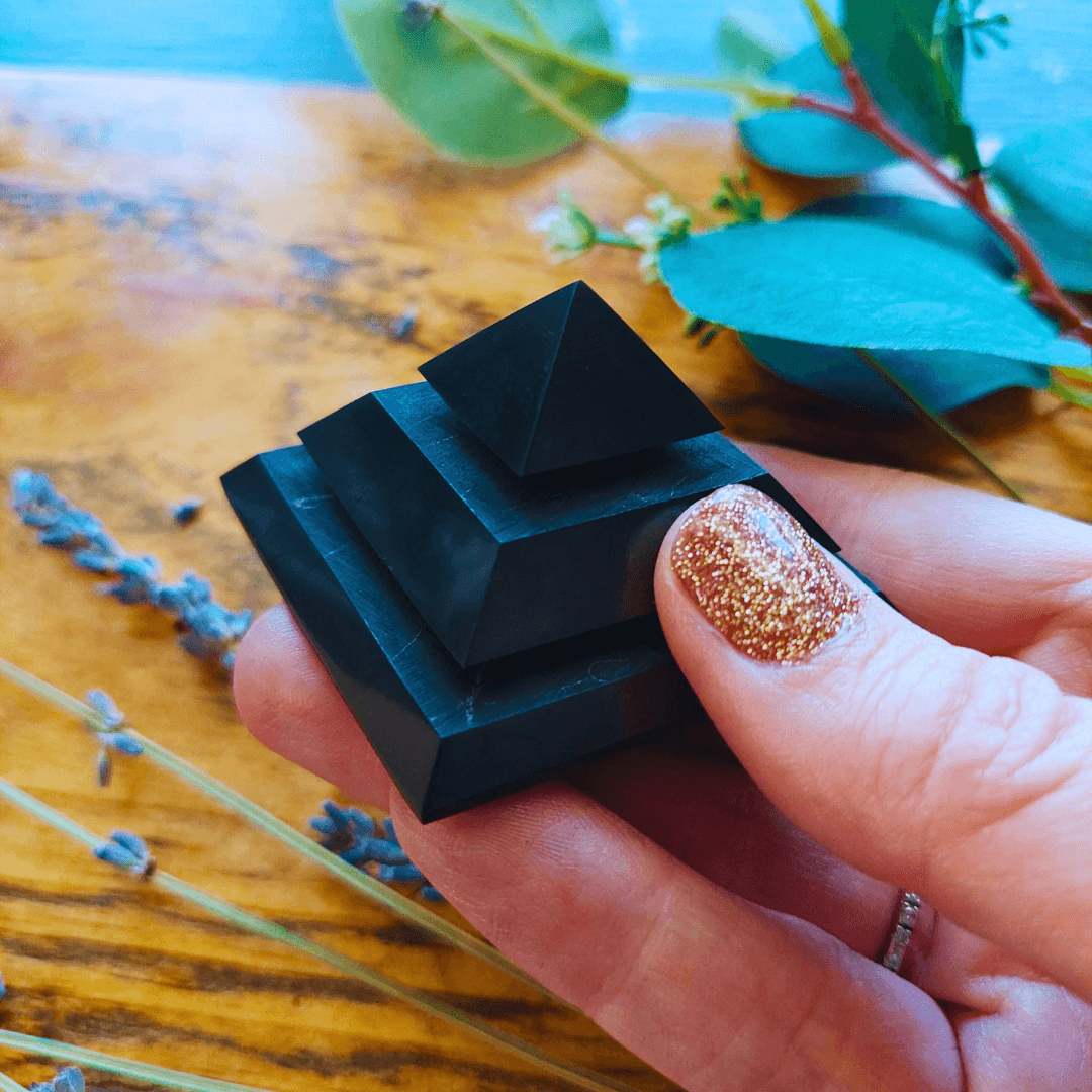 Shungite Pyramids for EMF Protection-Orgone Energy