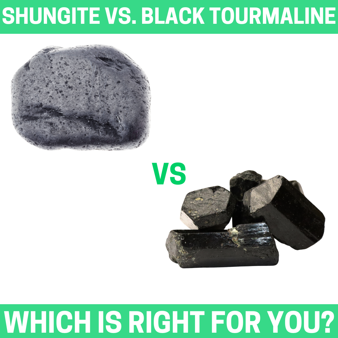 Shungite vs Black Tourmaline