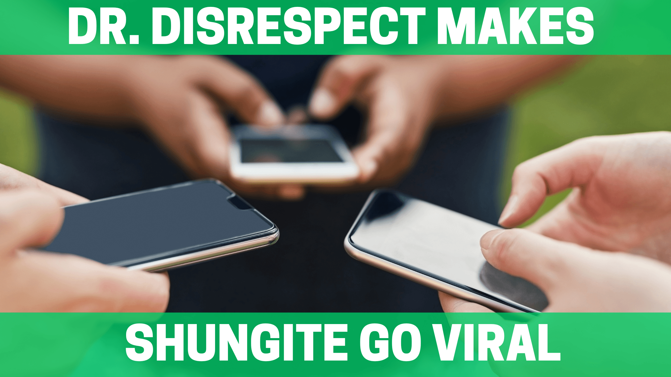 Doctor DisRespect Makes Shugite Go Viral - Orgone Energy Australia