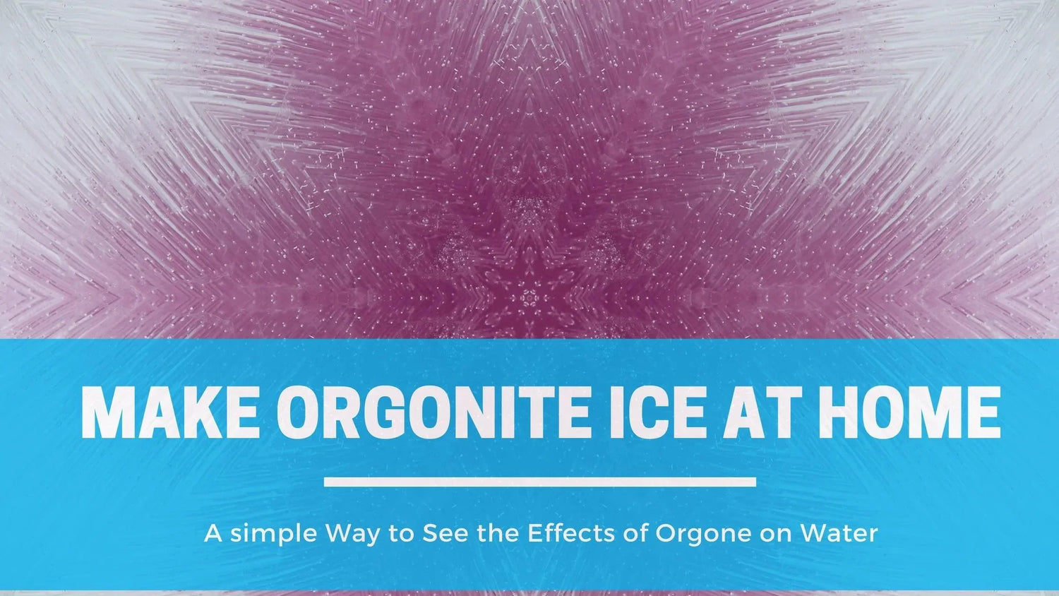 Make Orgonite Ice at Home - Orgone Energy Australia