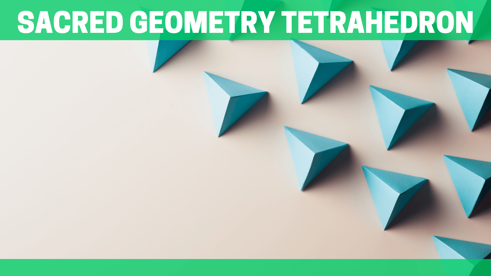 Sacred Geometry Tetrahedron - Orgone Energy Australia