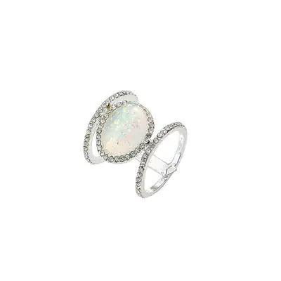 ✨ New Beginning Double Band Moonstone Ring: Hope, Intuition, & Endless Possibilities ✨ - Orgone Energy Australia