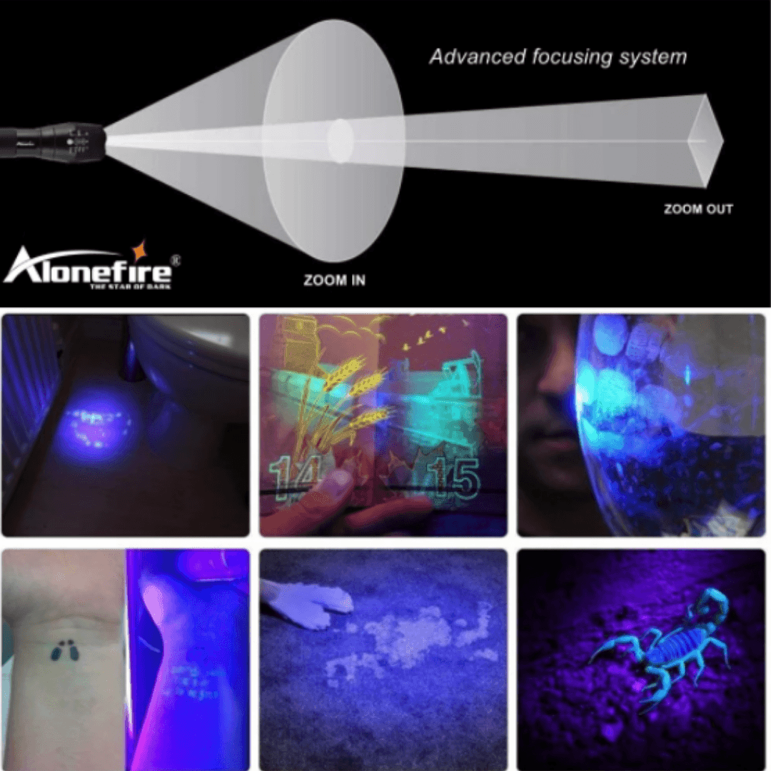 UV flashlight