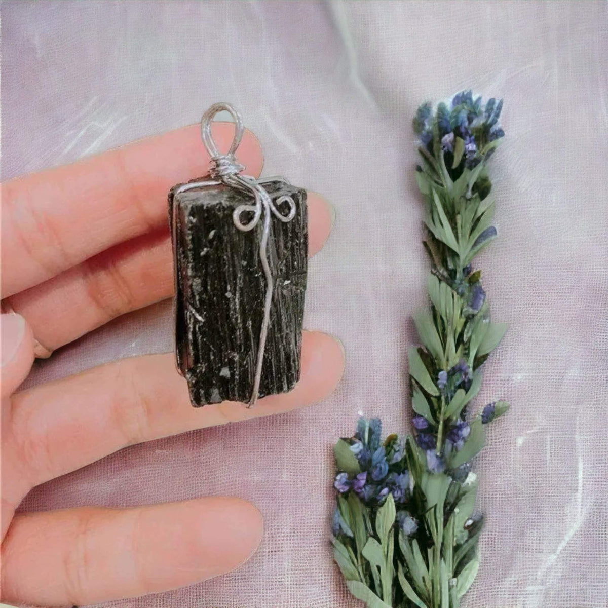 Black Tourmaline Necklace - Orgone Energy Australia