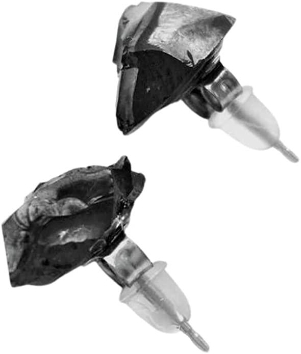 Shungite Earrings for EMf Protection- Orgone Energy 