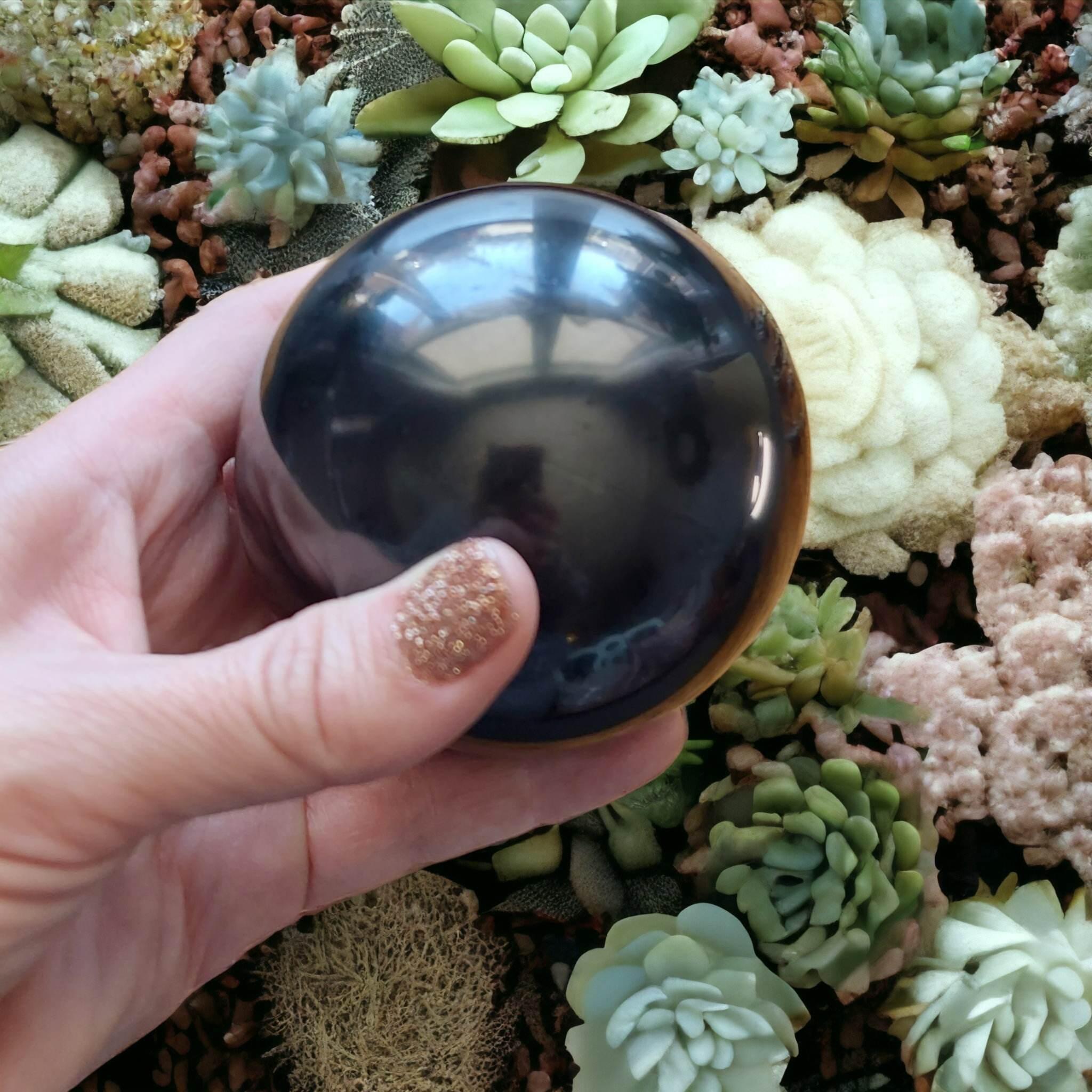 Authentic Shungite Sphere -Orgone Energy